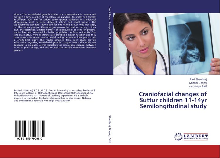 Produktbild: Craniofacial changes of Suttur children 11-14yr Semilongitudinal study