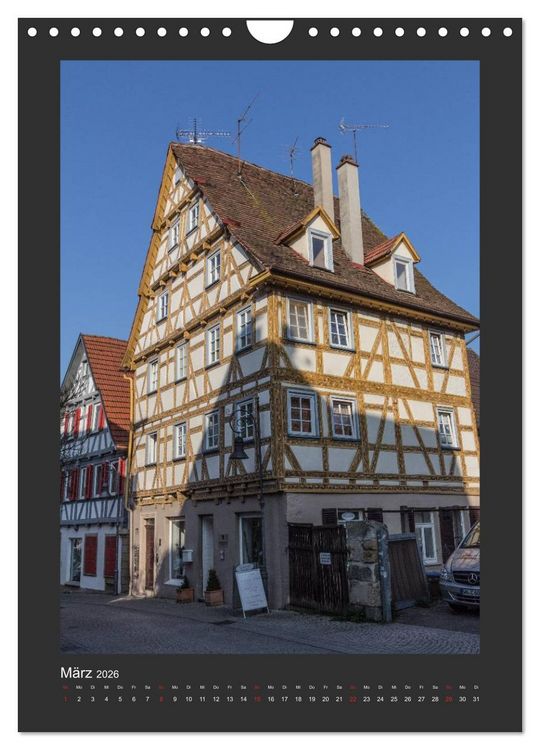 Produktbild: Waiblingen - Spaziergang durch die Altstadt (Wandkalender 2026 DIN A4 hoch), CALVENDO Monatskalender