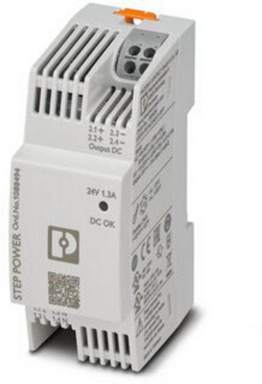 Produktbild: Phoenix Contact 1088494 Hutschienen-Netzteil (DIN-Rail) 24 V/DC 1.3 A 30 W Anzahl Ausg&auml;nge:1 Inhalt 1 St.