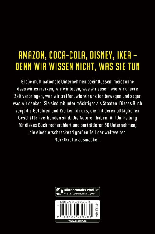 Produktbild: Die 50 gef&auml;hrlichsten Unternehmen der Welt