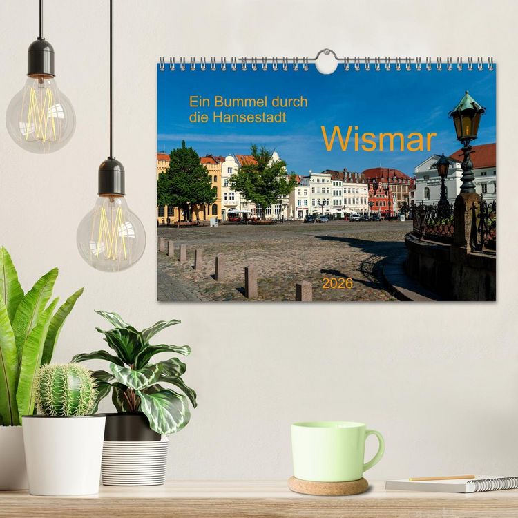 Produktbild: Ein Bummel durch die Hansestadt Wismar (Wandkalender 2026 DIN A4 quer), CALVENDO Monatskalender