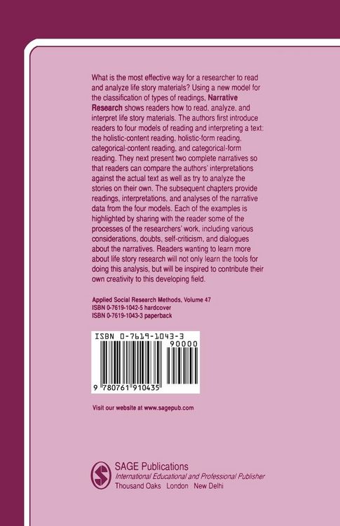 Produktbild: Narrative Research