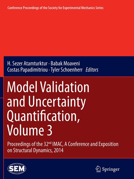 Produktbild: Model Validation and Uncertainty Quantification, Volume 3
