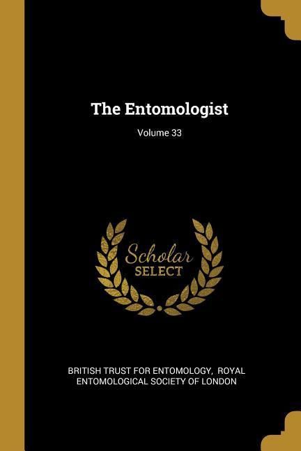 Produktbild: The Entomologist; Volume 33