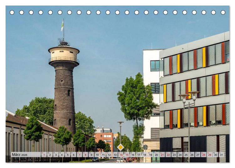 Produktbild: Mannheim - Stadt der Wassert&uuml;rme (Tischkalender 2026 DIN A5 quer), CALVENDO Monatskalender