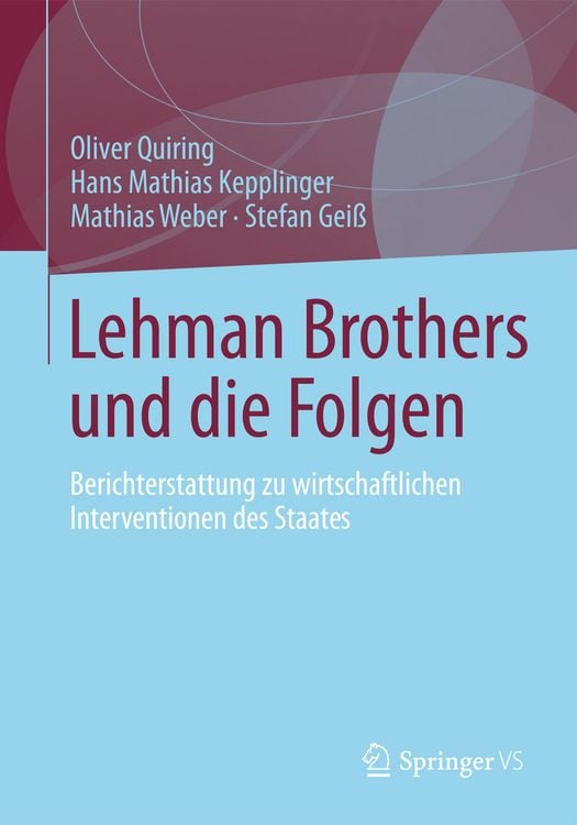 Produktbild: Lehman Brothers und die Folgen