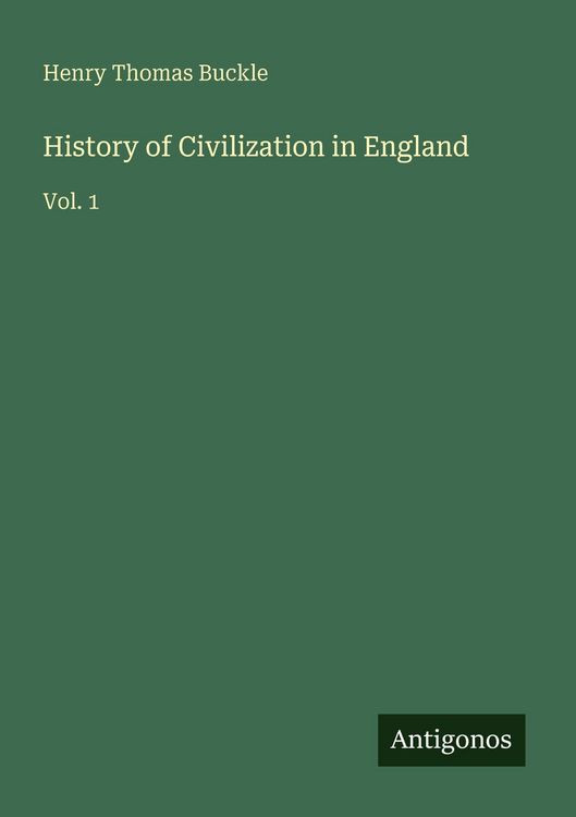 Produktbild: History of Civilization in England