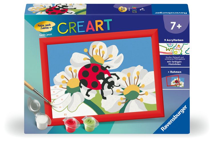 Produktbild: CreArt, Malen nach Zahlen Kinder - Marienk&auml;fer