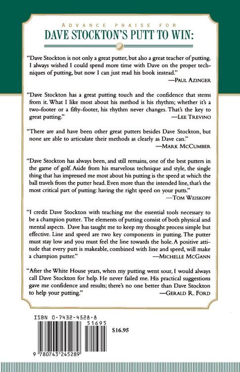 Produktbild: Dave Stockton's Putt to Win