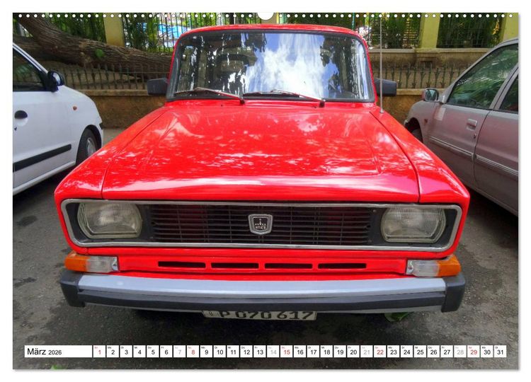 Produktbild: MOSKWITSCH - Auto-Legende der UdSSR (hochwertiger Premium Wandkalender 2026 DIN A2 quer), Kunstdruck in Hochglanz