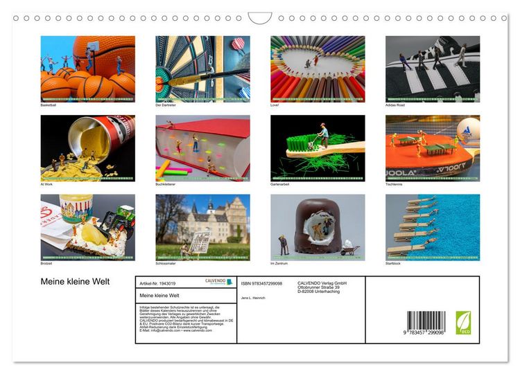 Produktbild: Meine kleine Welt (Wandkalender 2026 DIN A3 quer), CALVENDO Monatskalender