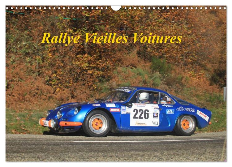 Produktbild: Rallye Vieilles Voitures (Calendrier mural 2026 DIN A3 vertical), CALVENDO calendrier mensuel