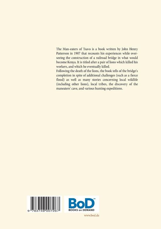 Produktbild: The Man-Eaters of Tsavo