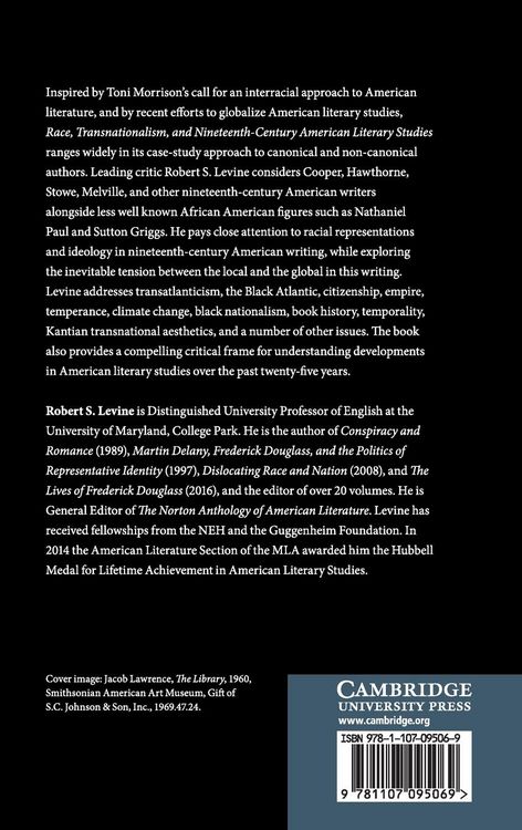 Produktbild: Race, Transnationalism, and Nineteenth-Century American Literary Studies
