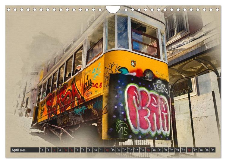 Produktbild: Traumhaftes Lissabon (Wandkalender 2026 DIN A4 quer), CALVENDO Monatskalender