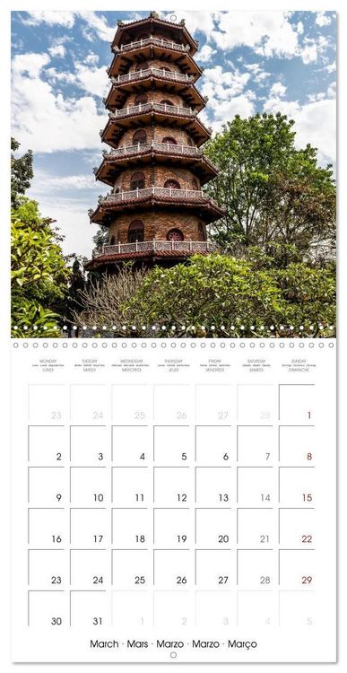 Produktbild: Hue Vietnam&acute;s old imperial city (Wall Calendar 2026 12 &times; 12 Inch) CALVENDO 12 Month Wall Calendar