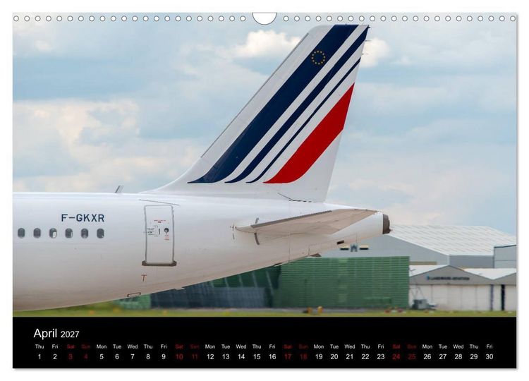 Produktbild: Airline Tails (Wall Calendar 2027 DIN A3 landscape), CALVENDO 12 Month Wall Calendar