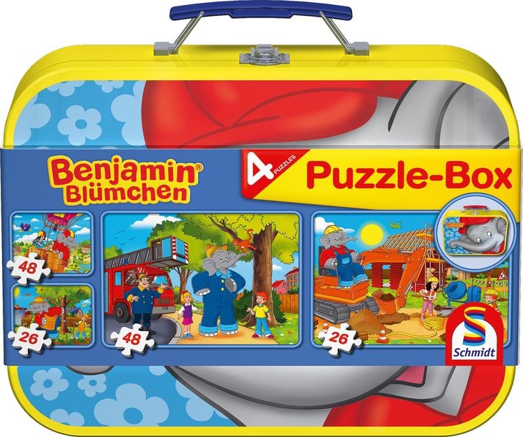 Produktbild: Benjamin Bl&uuml;mchen. Puzzle-Box 2 x 26, 2 x 48 Teile