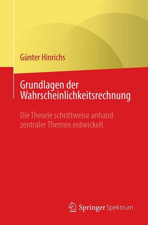 Produktbild: Grundlagen der Wahrscheinlichkeitsrechnung