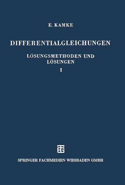 Produktbild: Differentialgleichungen L&ouml;sungsmethoden und L&ouml;sungen