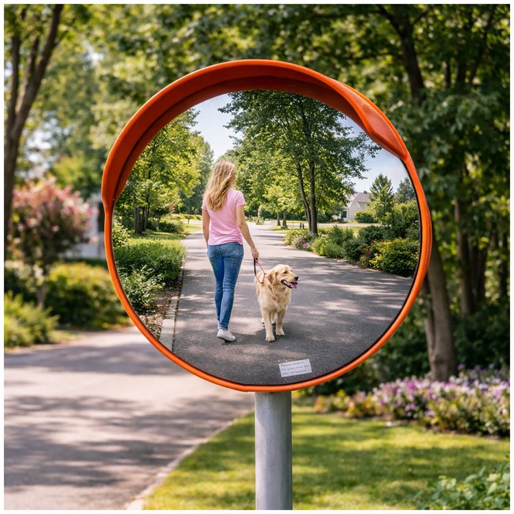 Produktbild: HTI-Living Verkehrsspiegel &Oslash;58 cm Konvex Einfahrt Sicherheitsspiegel Au&szlig;en
