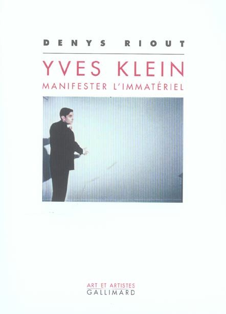 Produktbild: Yves Klein, manifester l'immat&eacute;riel