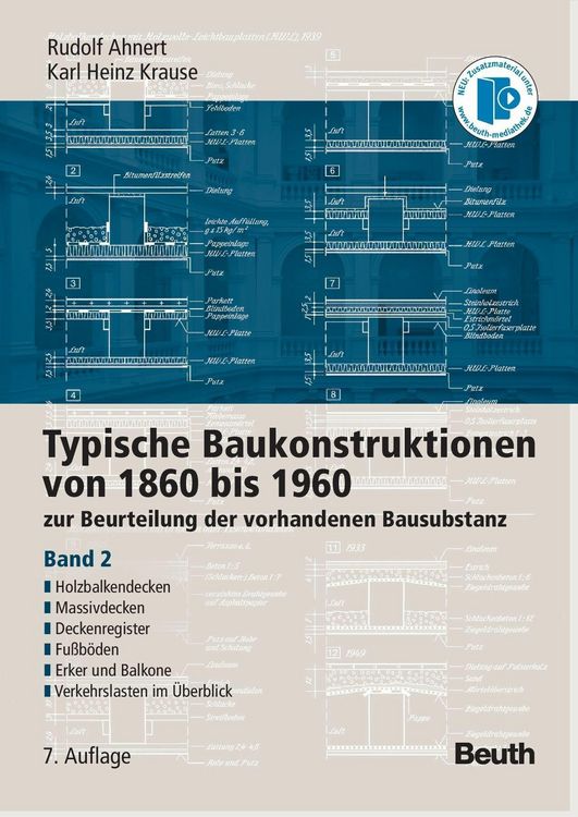 Produktbild: Typische Baukonstruktionen von 1860 bis 1960