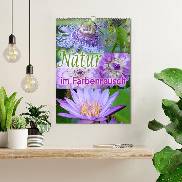 Produktbild: Natur im Farbenrausch (Wandkalender 2026 DIN A3 hoch), CALVENDO Monatskalender
