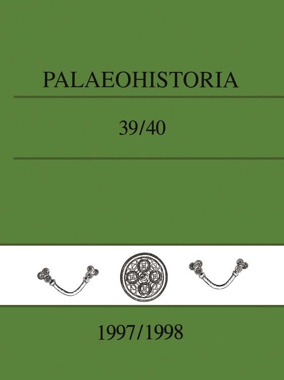 Produktbild: Palaeohistoria 39,40 (1997-1998)