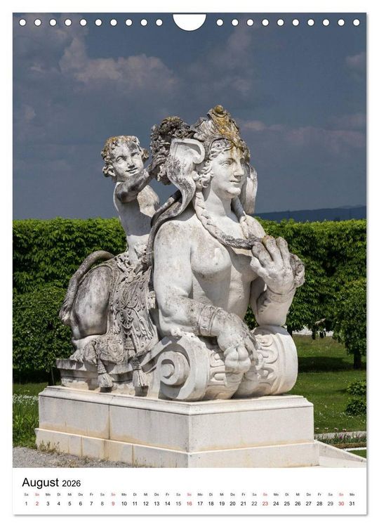 Produktbild: Schloss Hof &ndash; Die Perle unter den Marchfeldschl&ouml;ssern (Wandkalender 2026 DIN A4 hoch), CALVENDO Monatskalender