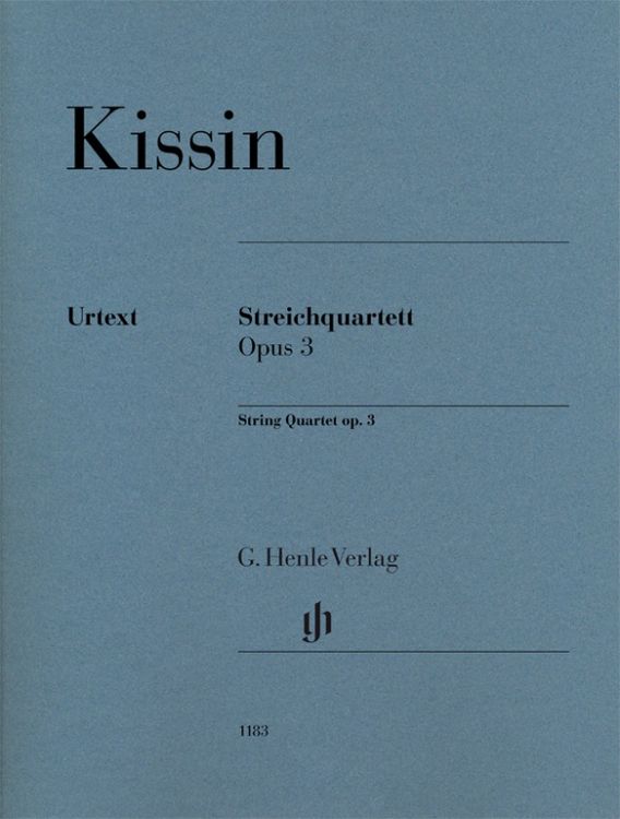 Produktbild: Evgeny Kissin - Streichquartett op. 3