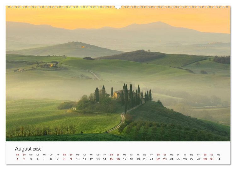 Produktbild: Italien - S&uuml;deuropa (hochwertiger Premium Wandkalender 2026 DIN A2 quer), Kunstdruck in Hochglanz