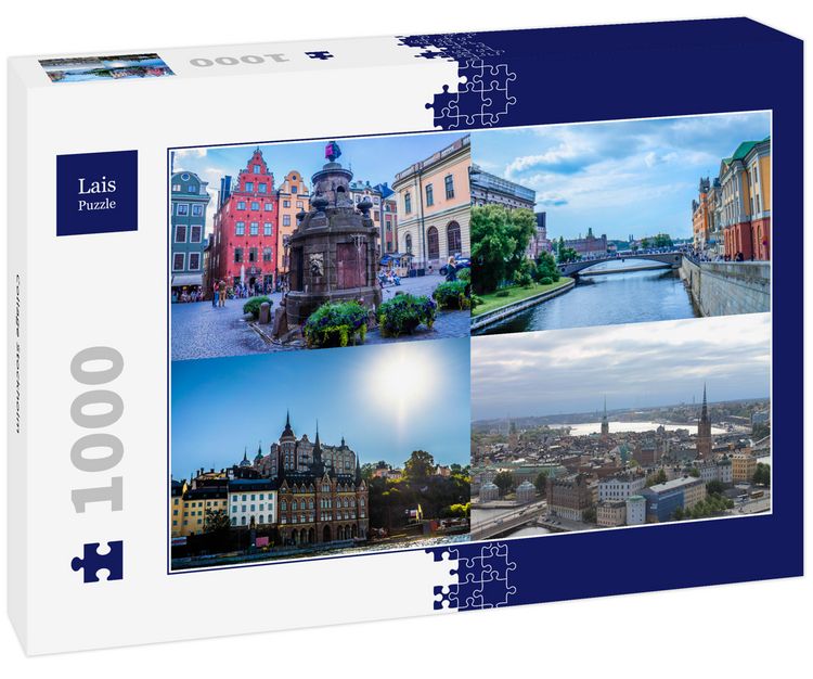 Produktbild: Lais Puzzle Collage Stockholm 1000 Teile