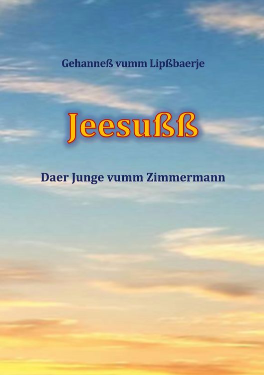 Produktbild: Jeesu&szlig;&szlig;