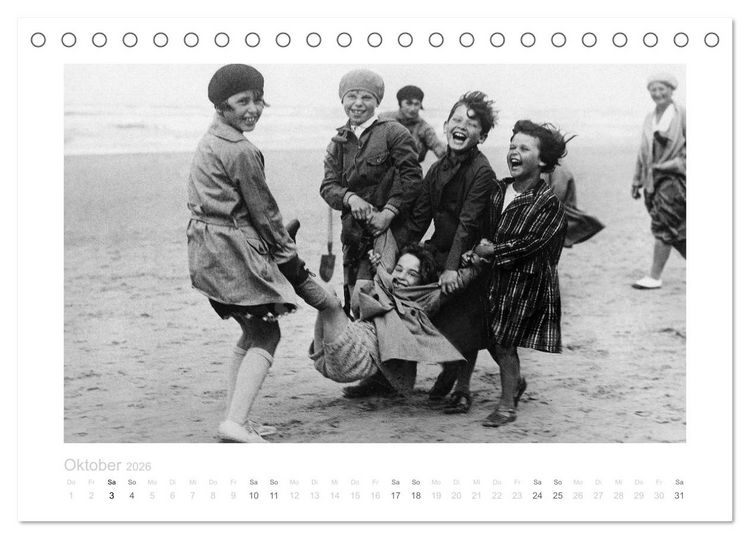 Produktbild: Abenteuer Kindheit in Fotografien (Tischkalender 2026 DIN A5 quer), CALVENDO Monatskalender