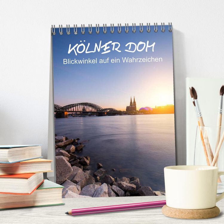 Produktbild: K&ouml;lner Dom - Blickwinkel auf ein Wahrzeichen (Tischkalender 2026 DIN A5 hoch), CALVENDO Monatskalender