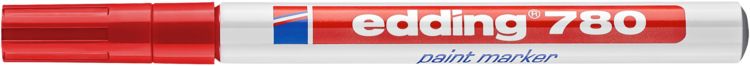 Produktbild: Edding 780 4-780002 Lackmarker Rot 0.8 mm