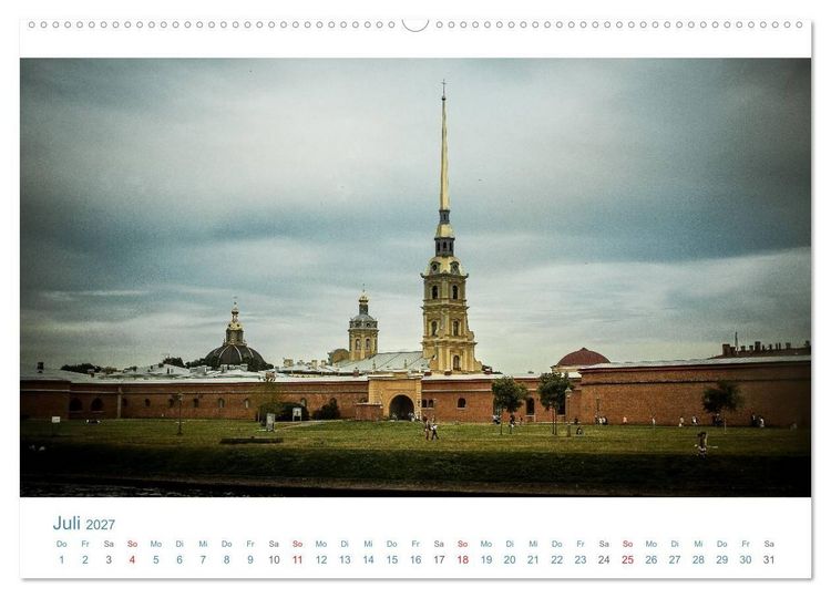 Produktbild: Sankt Petersburg - "Venedig des Nordens" (hochwertiger Premium Wandkalender 2027 DIN A2 quer), Kunstdruck in Hochglanz