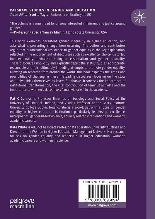 Produktbild: Gender, Power and Higher Education in a Globalised World