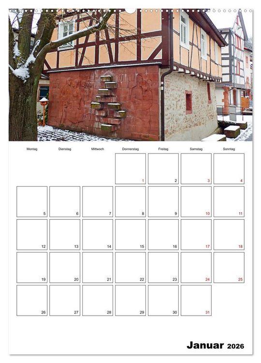 Produktbild: Weinheim an der Bergstra&szlig;e Planer (Wandkalender 2026 DIN A2 hoch), CALVENDO Monatskalender