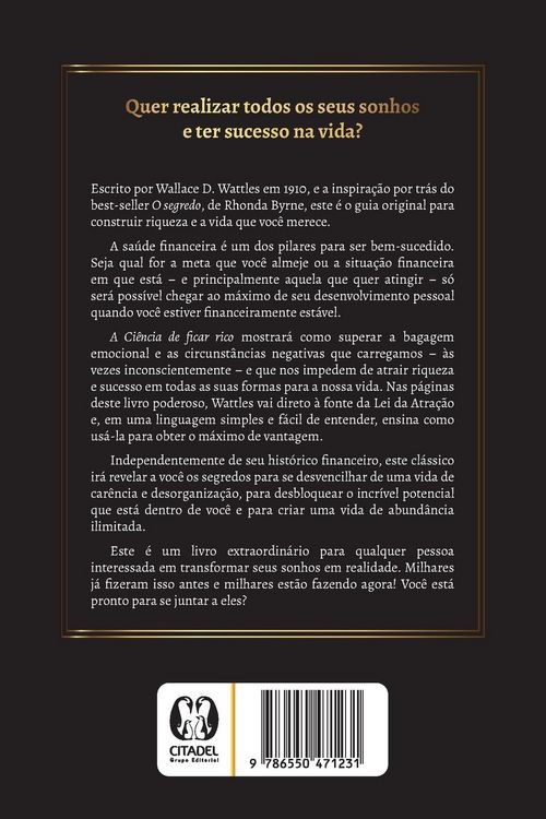 Produktbild: A Ci&ecirc;ncia de Ficar Rico