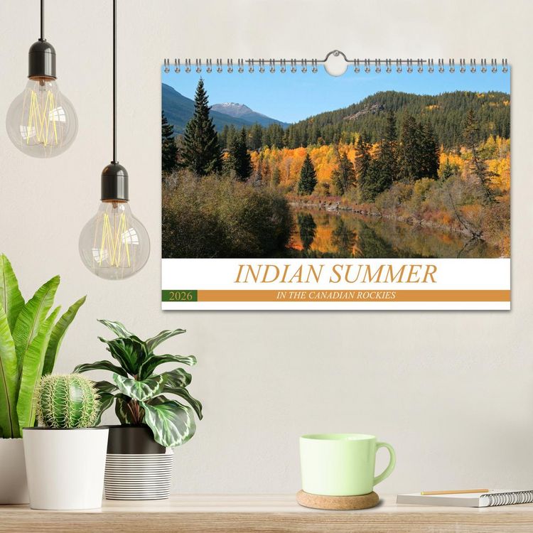 Produktbild: Indian Summer in the Canadian Rockies (Wall Calendar 2026 DIN A4 landscape), CALVENDO 12 Month Wall Calendar