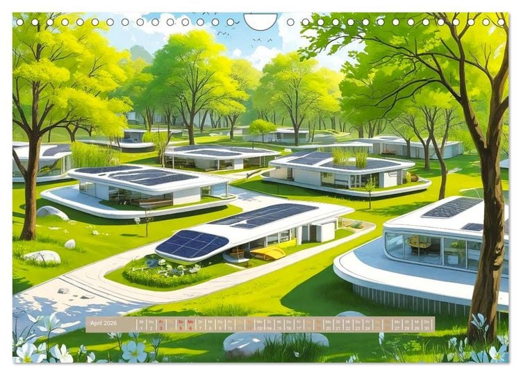 Produktbild: Idee des Wohnens (Wandkalender 2026 DIN A4 quer), CALVENDO Monatskalender