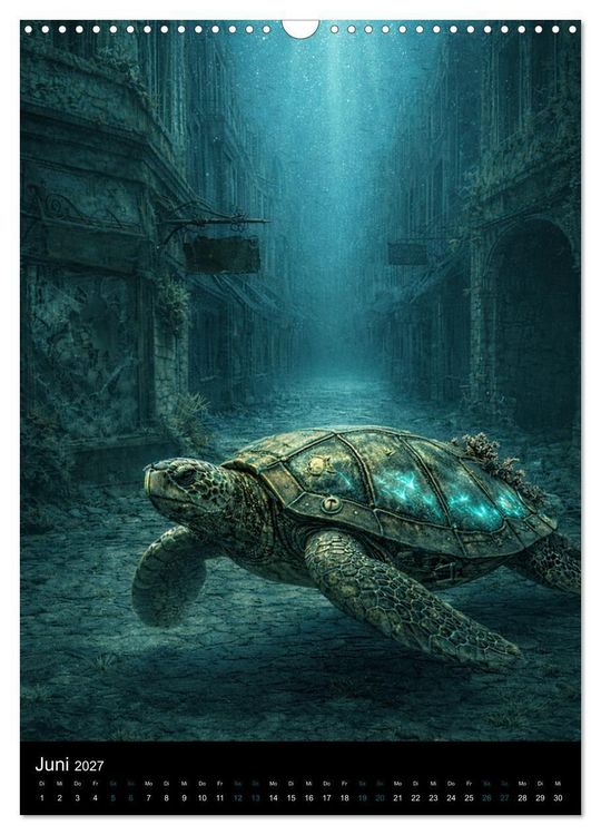 Produktbild: Aetherion &ndash; Die versunkene Stadt (Wandkalender 2027 DIN A3 hoch), CALVENDO Monatskalender