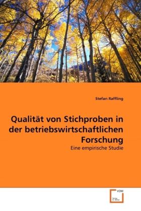 Produktbild: Raffling, S: Qualit&auml;t von Stichproben in der betriebswirtsch