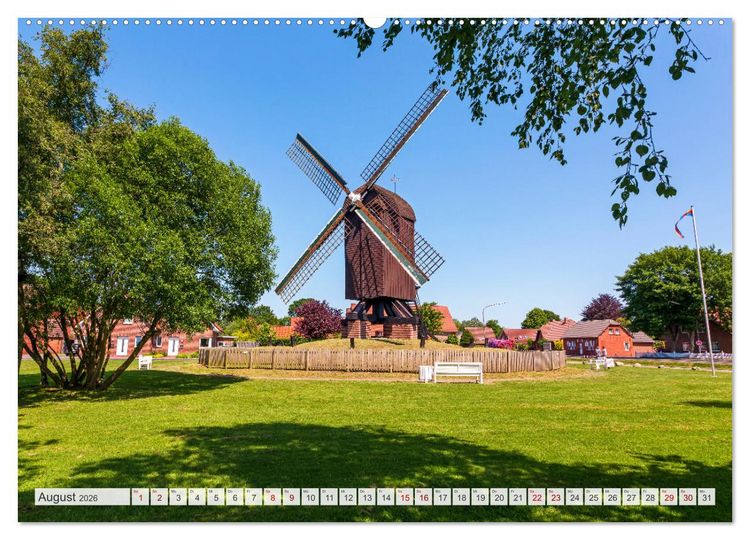 Produktbild: Rund um Papenburg (Wandkalender 2026 DIN A2 quer), CALVENDO Monatskalender