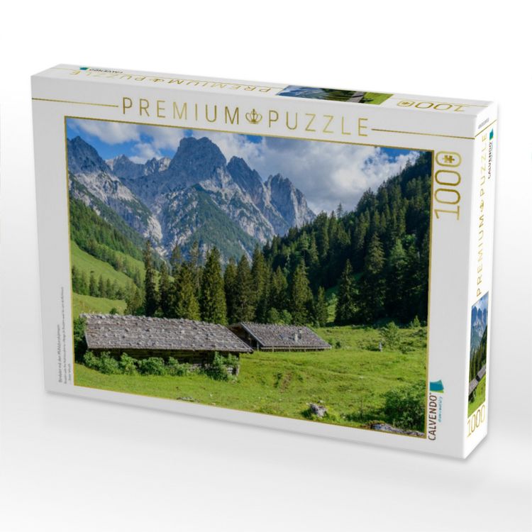 Produktbild: CALVENDO Puzzle Bindalm mit den M&uuml;hlsturzh&ouml;rnern | 1000 Teile Lege-Gr&ouml;&szlig;e 64x48cm Foto-Puzzle f&uuml;r gl&uuml;ckliche Stunden