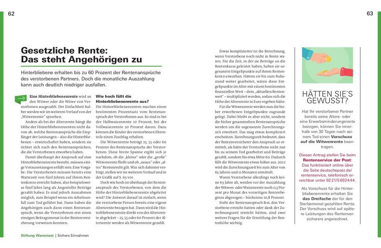 Produktbild: Finanzplaner Witwen und Witwer