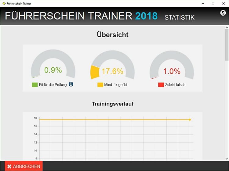 Produktbild: F&uuml;hrerschein Trainer 2018