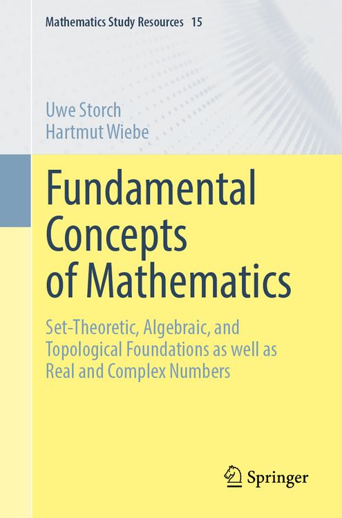 Produktbild: Fundamental Concepts of Mathematics